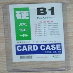 B1 PVC Transparent Card Case 102 x 65mm
